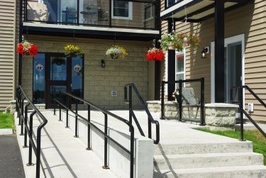 Outside Front Entrance